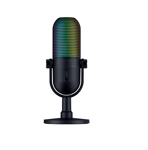 MICRÓFONO RAZER SEIREN V3 CHROMA NEGRO – USB | RGB Reactivo | Tap-to-Mute