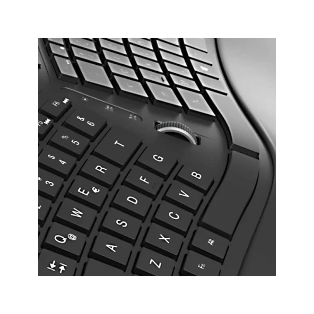 Teclado Ergonómico Transcend KBK-530S – KlipXtreme Inalámbrico