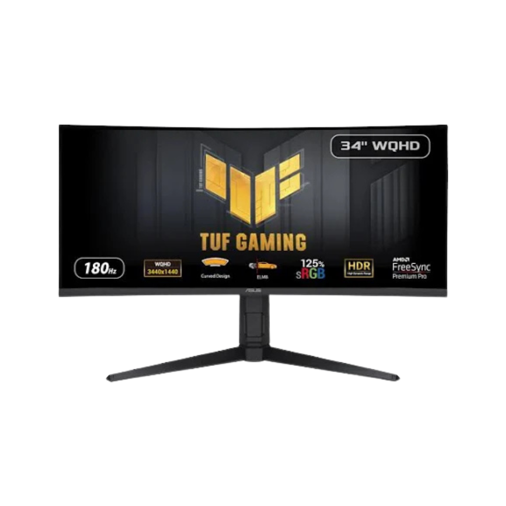 Monitor ASUS TUF VG34VQL3A – 34" Curvo | 2K WQHD | 180Hz | HDR