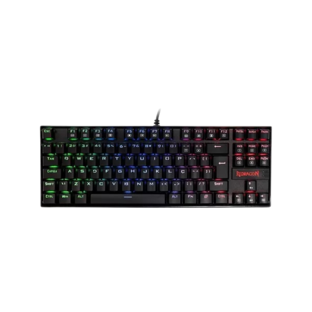 TECLADO MECANICO REDRAGON KUMARA K552 | RGB Compacto Switch Outemu Red USB
