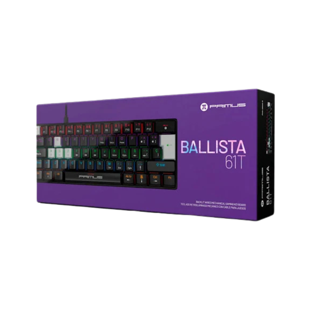 TECLADO PRIMUS BALLISTA 61T – Mecánico | 60% | RGB