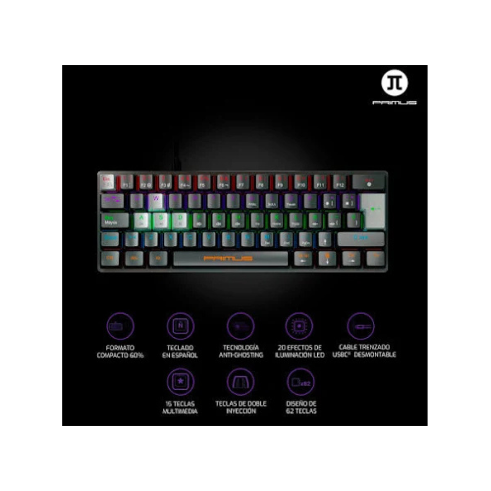 Teclado Primus Ballista 61T – Mecánico