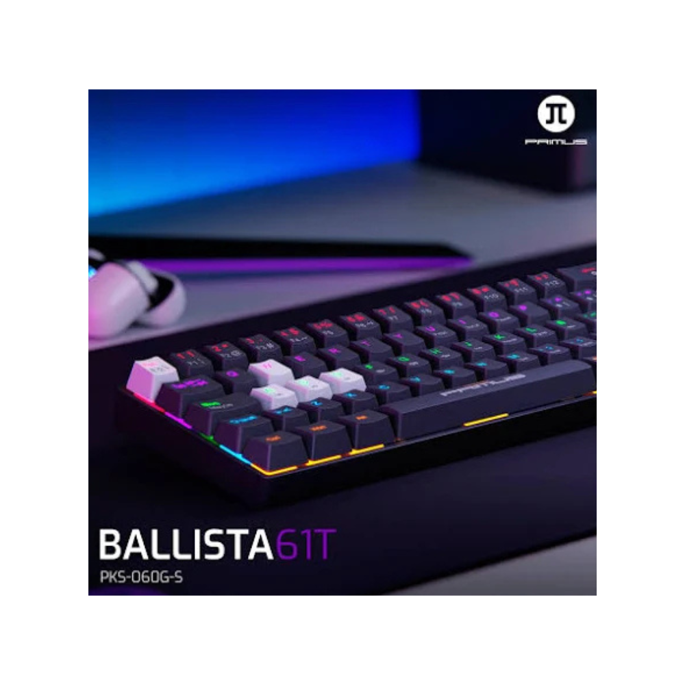 Teclado Primus Ballista 61T – Mecánico