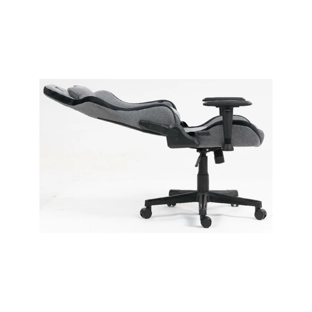 Silla Gamer Versus V10 – Negra/Gris (Tela) | Ergonómica | Reclinable
