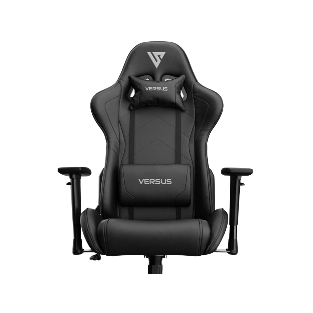 SILLA VERSUS V10 NEGRA – Ergonómica | Reclinable | Cuero Sintético