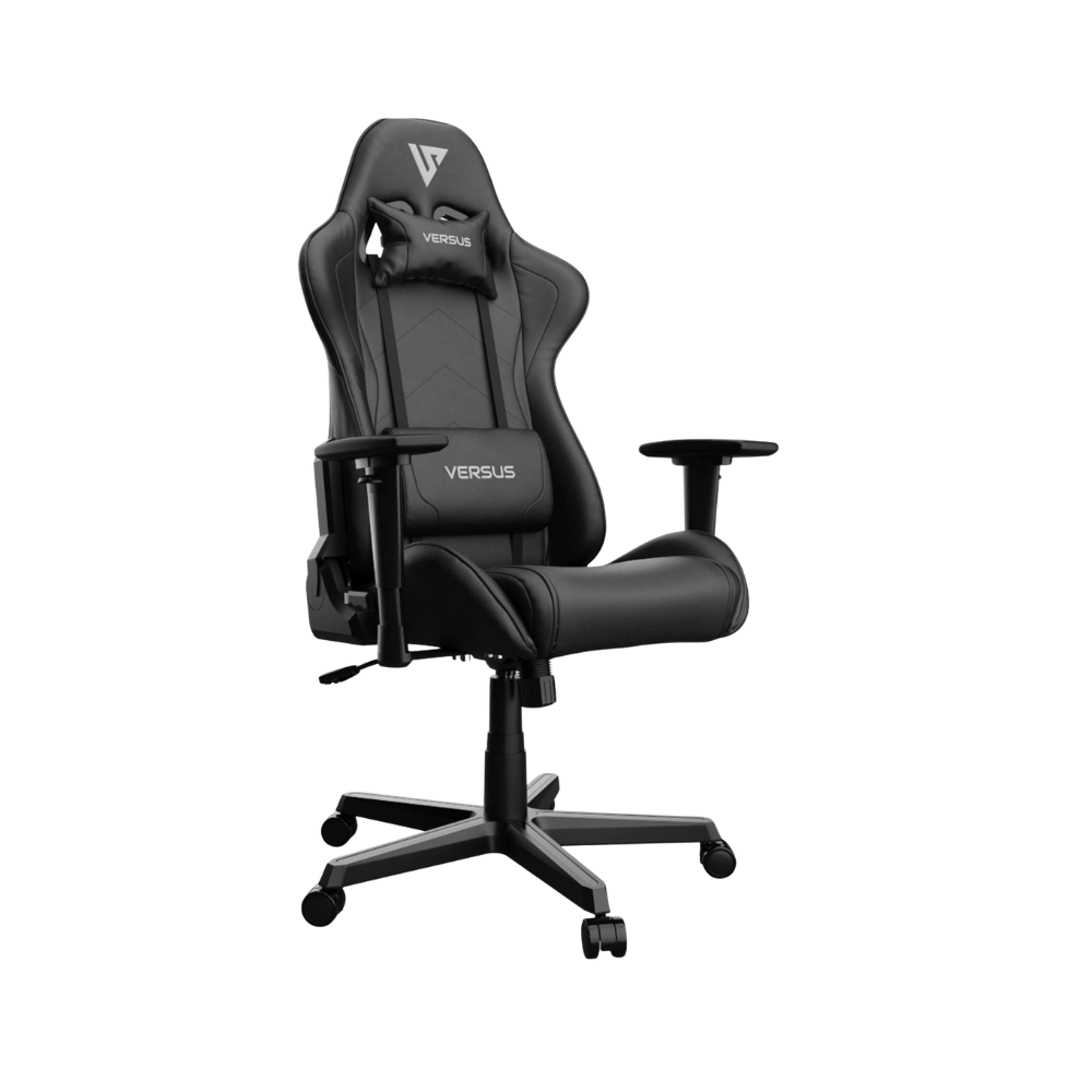 Silla Gamer Versus V10 – Negra/Negra | Ergonómica | Reclinable