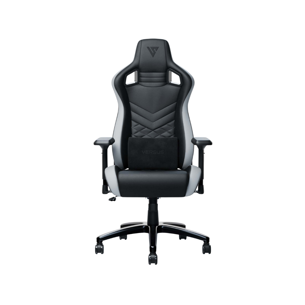 Silla Gamer Versus V30 – Negra/Blanca | Ergonómica | Reclinable