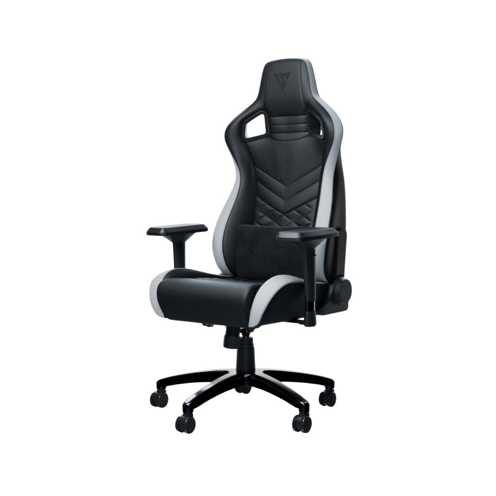 Silla Gamer Versus V30 – Negra/Blanca | Ergonómica | Reclinable