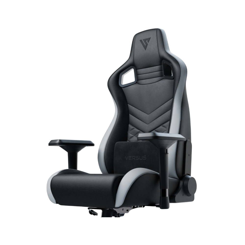 Silla Gamer Versus V30 – Negra/Blanca | Ergonómica | Reclinable
