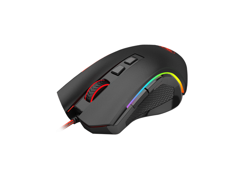 Mouse Gamer Redragon Griffin RGB | 7200 DPI | Ergonómico con Iluminación RGB