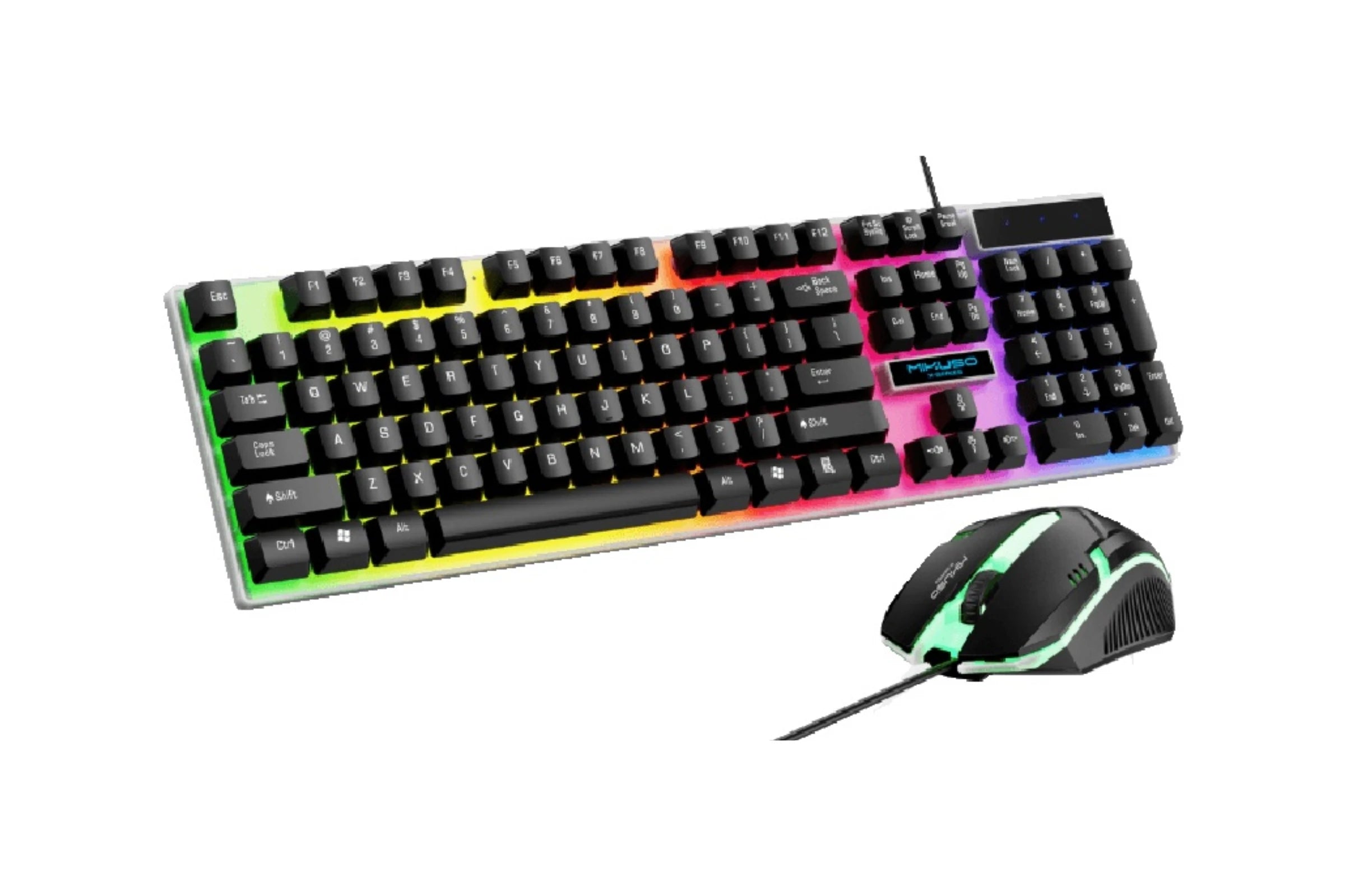 COMBO PERIFÉRICOS MIKUSO XKM-02 – Teclado Multimedia | Mouse Óptico | USB