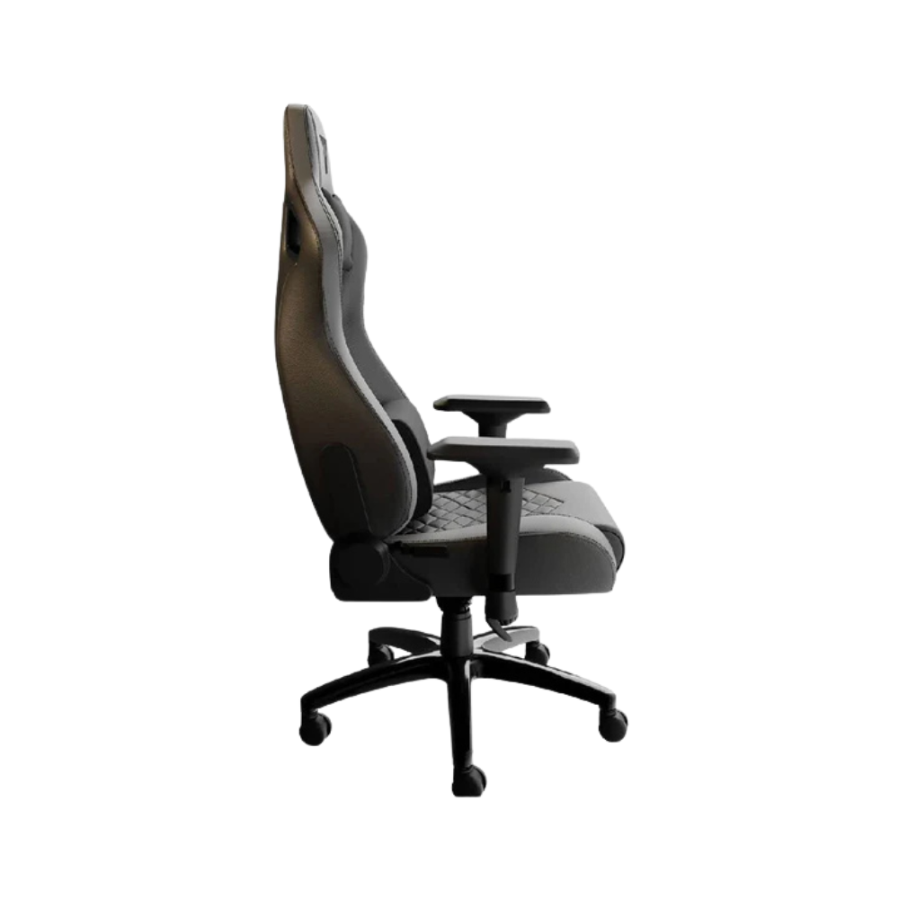 Silla Gamer Versus V10 – Negra/Gris (Tela) | Ergonómica | Reclinable