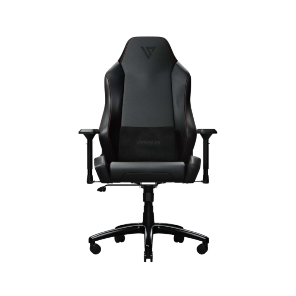 SILLA VERSUS V40 NEGRA/CARBON FIBER – Ergonómica | Reclinable 180° | Reposabrazos 4D