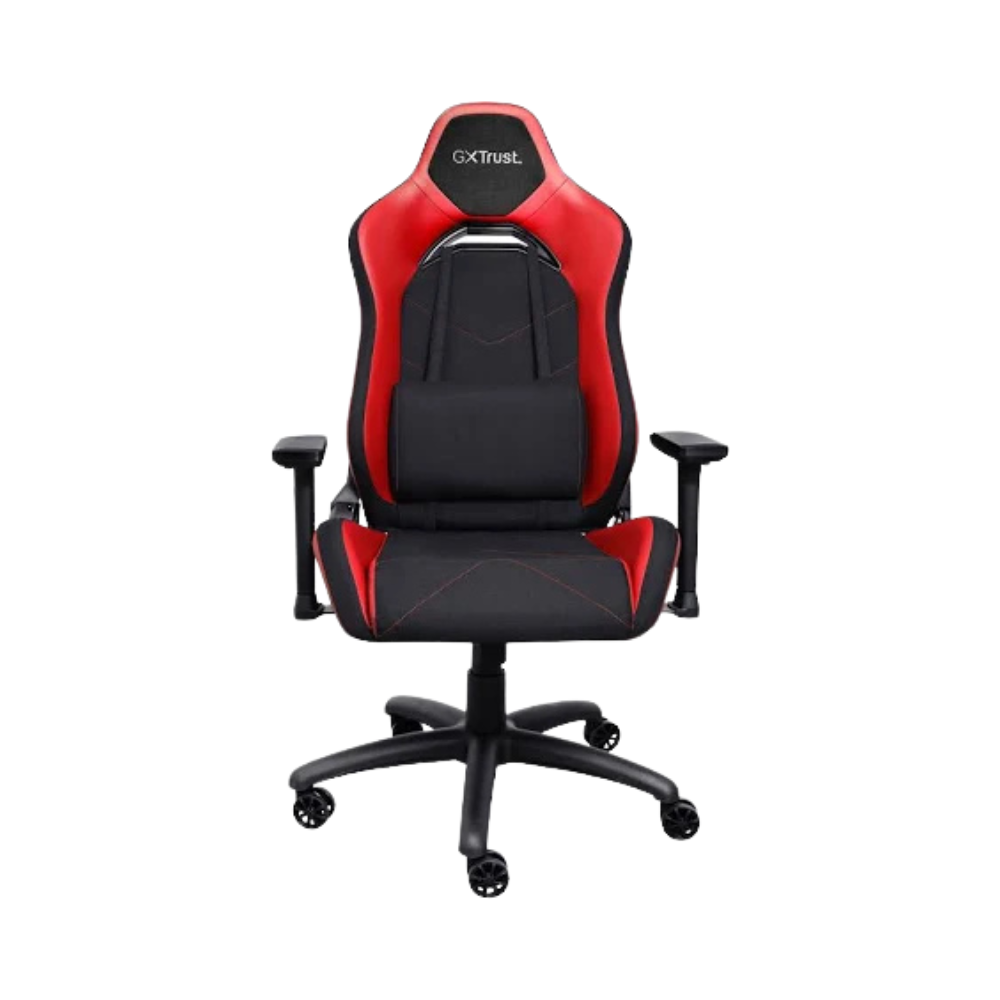 Silla Gamer Trust Ruya | Ergonómica | Reclinable | Negro/Rojo