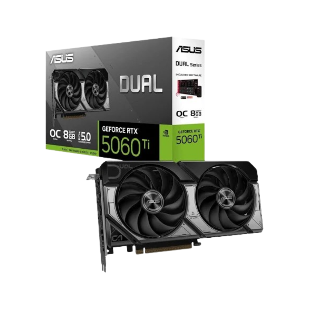 ASUS Dual GeForce RTX 5060 Ti OC – 8GB GDDR7 | DLSS 4 | Ray Tracing