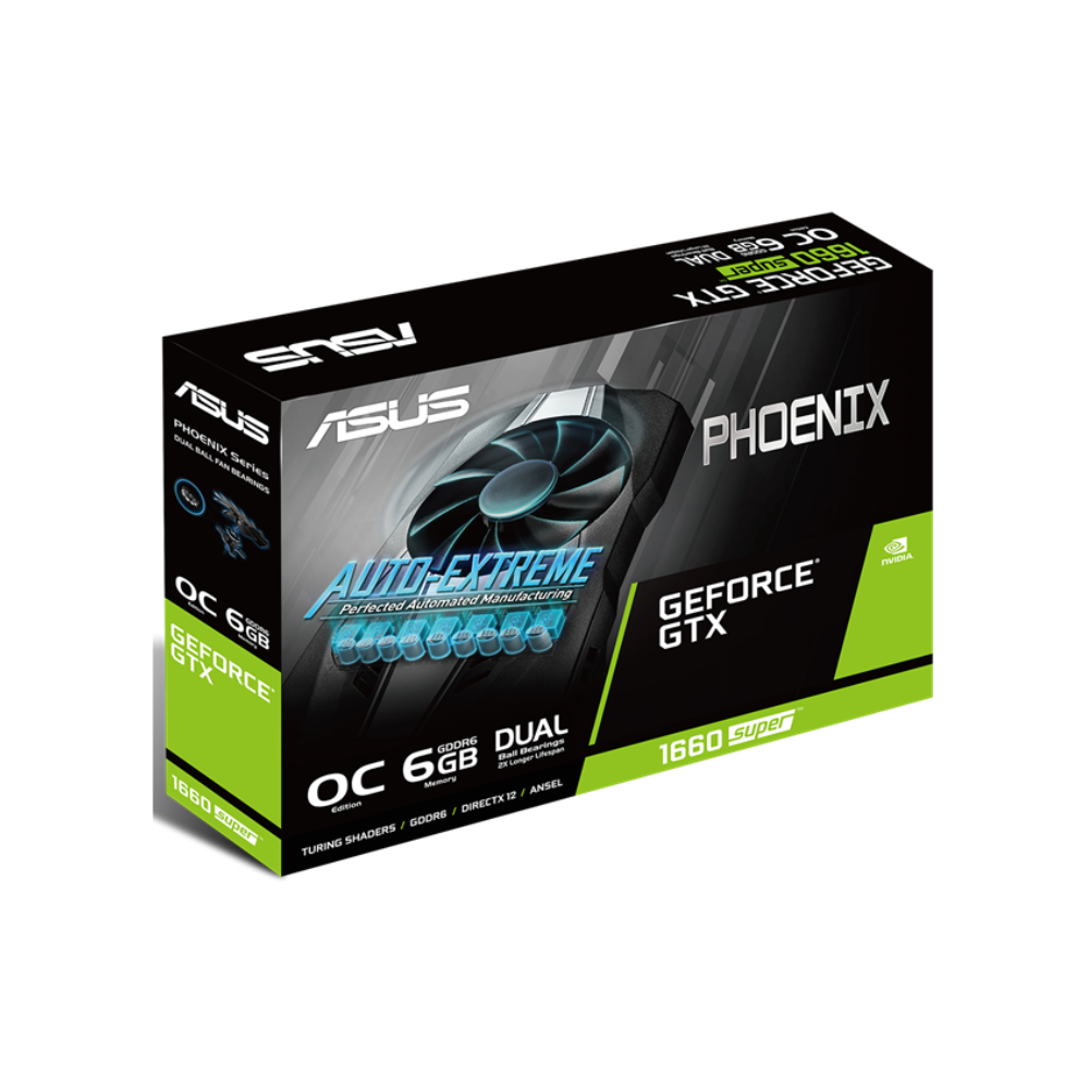 ASUS Phoenix GeForce GTX 1660 Super – 6GB GDDR6 | PCIe 3.0 | Compacta