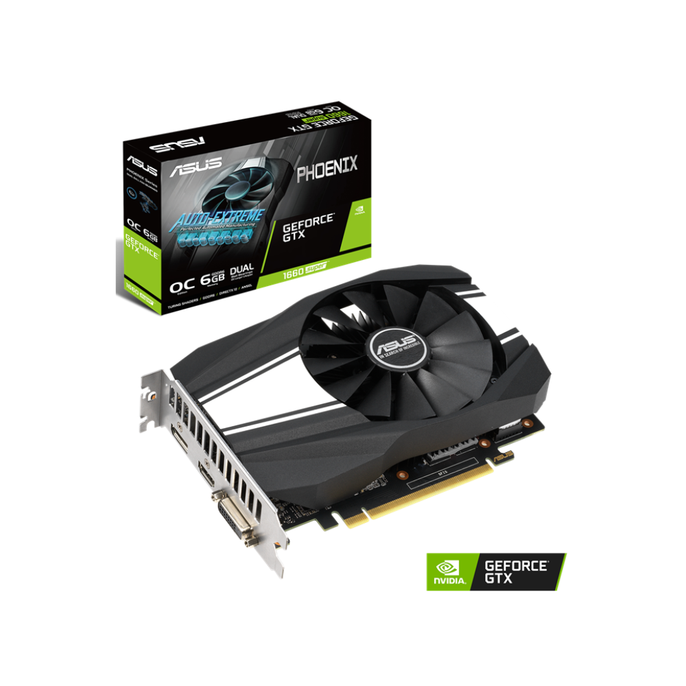 ASUS Phoenix GeForce GTX 1660 Super – 6GB GDDR6 | PCIe 3.0 | Compacta