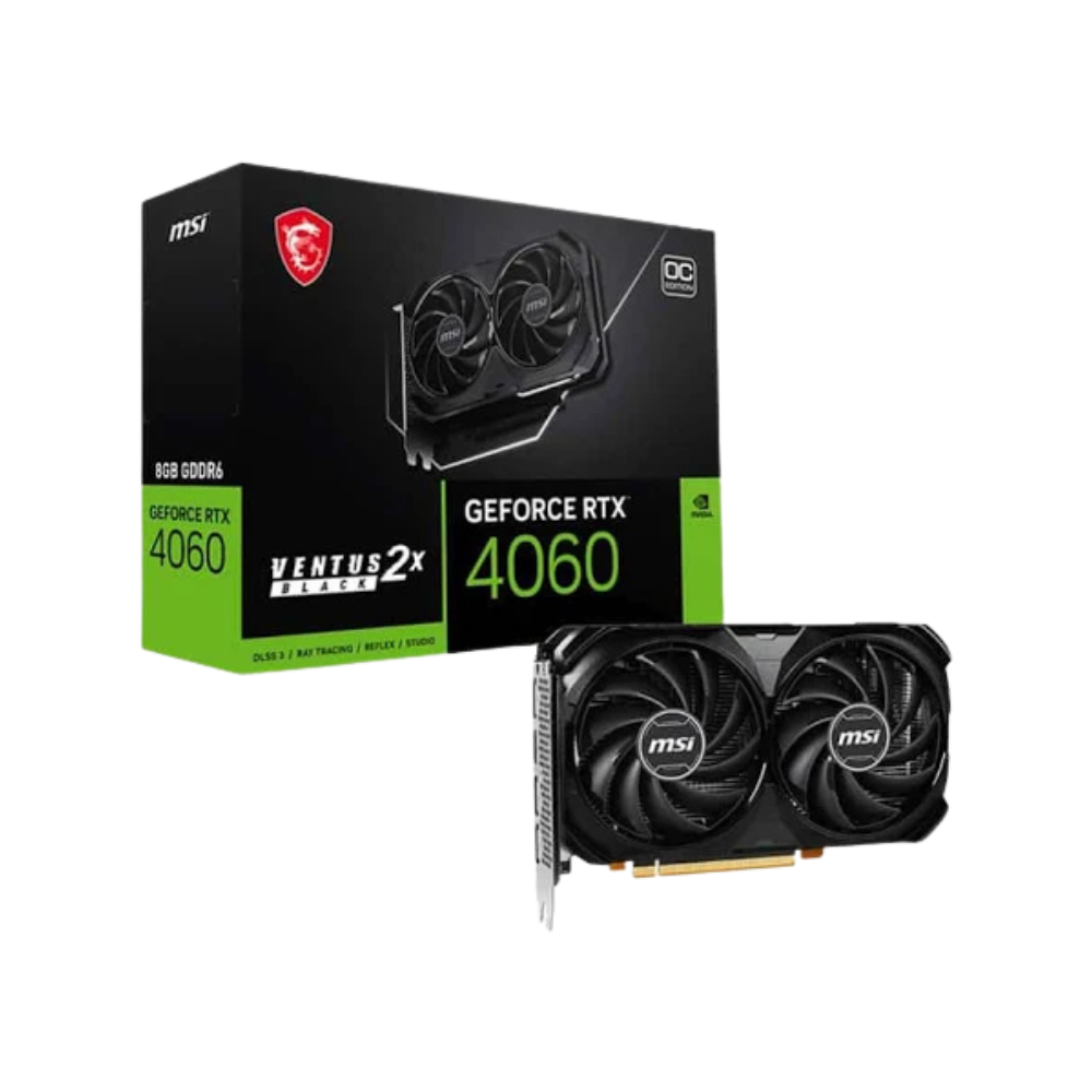 MSI GeForce RTX 4060 Ventus 2X – 8GB GDDR6 | DLSS 3 | Ray Tracing