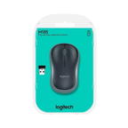 Mouse Logitech M185 Inalámbrico – Negro de Uso Básico y Alta Eficiencia