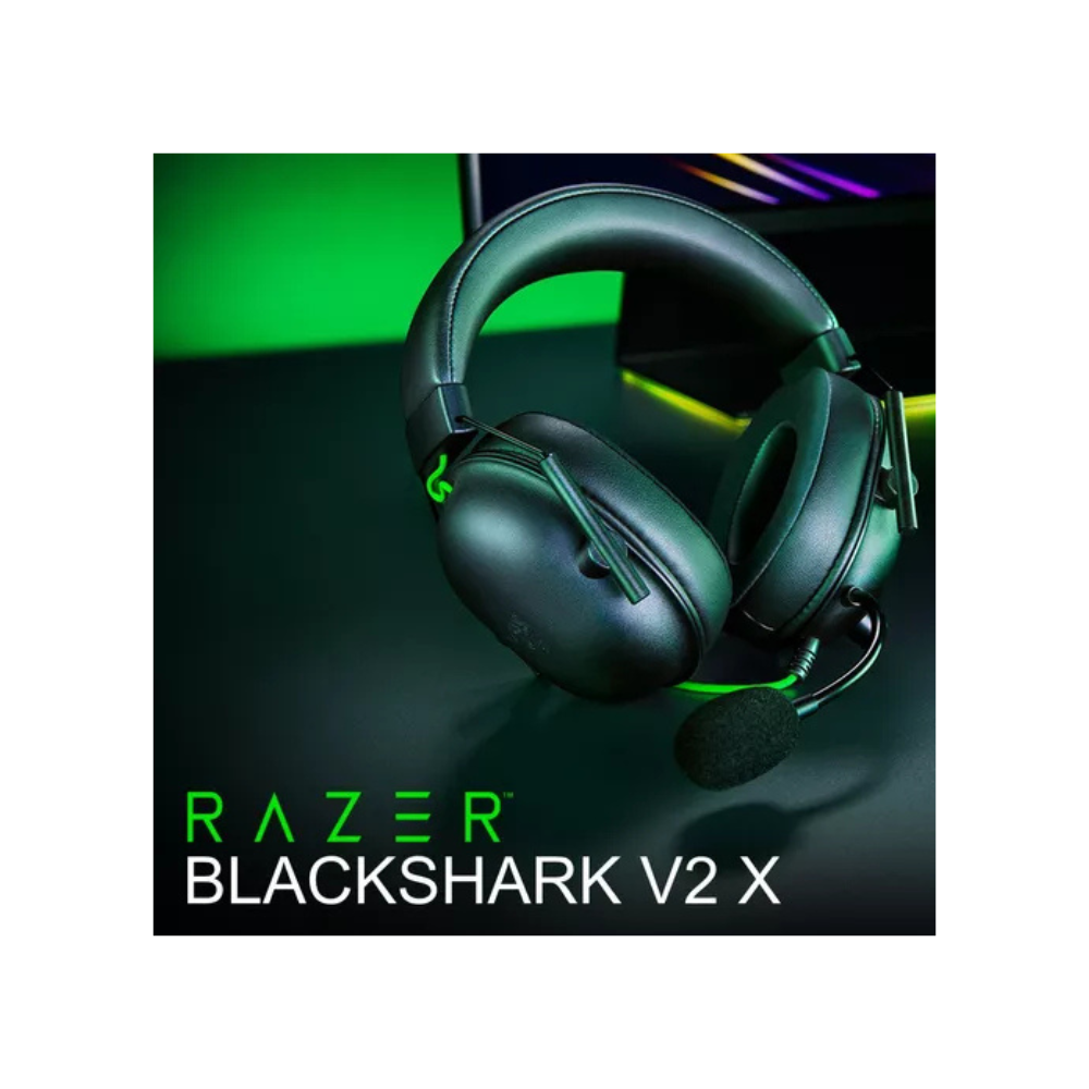 Razer BlackShark V2 X – Auriculares Gaming 7.1 | 50mm | Micrófono Cardioide