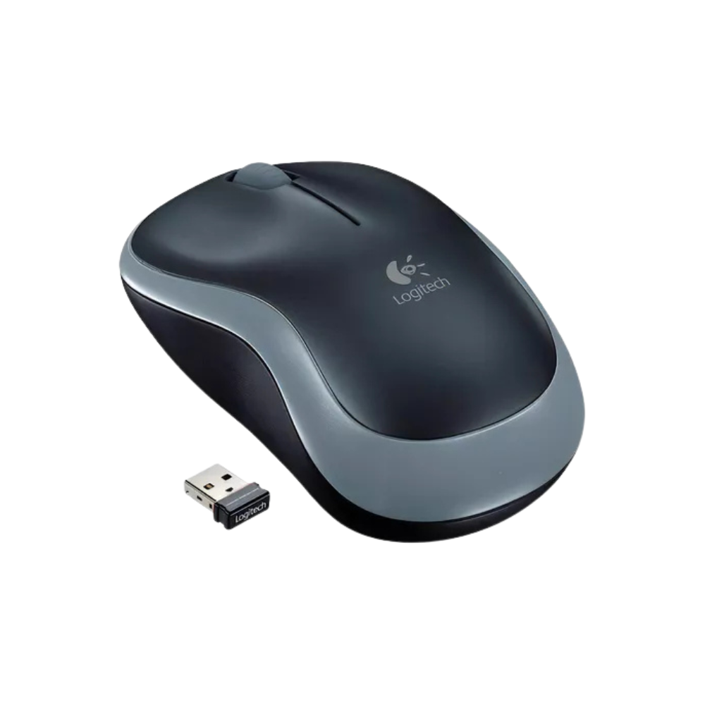 Mouse Logitech M185 Inalámbrico – Negro de Uso Básico y Alta Eficiencia