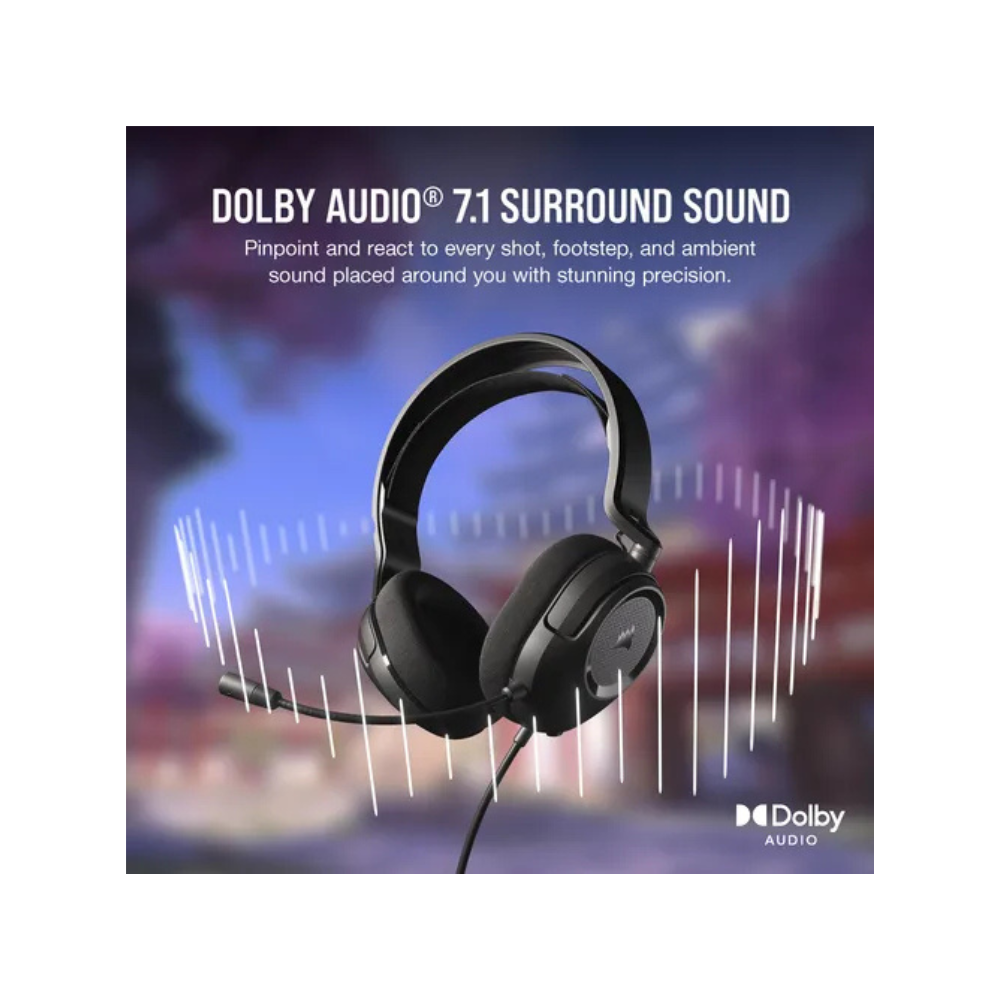 Corsair HS35 V2 Surround – Auriculares Gaming 7.1 | 50 mm