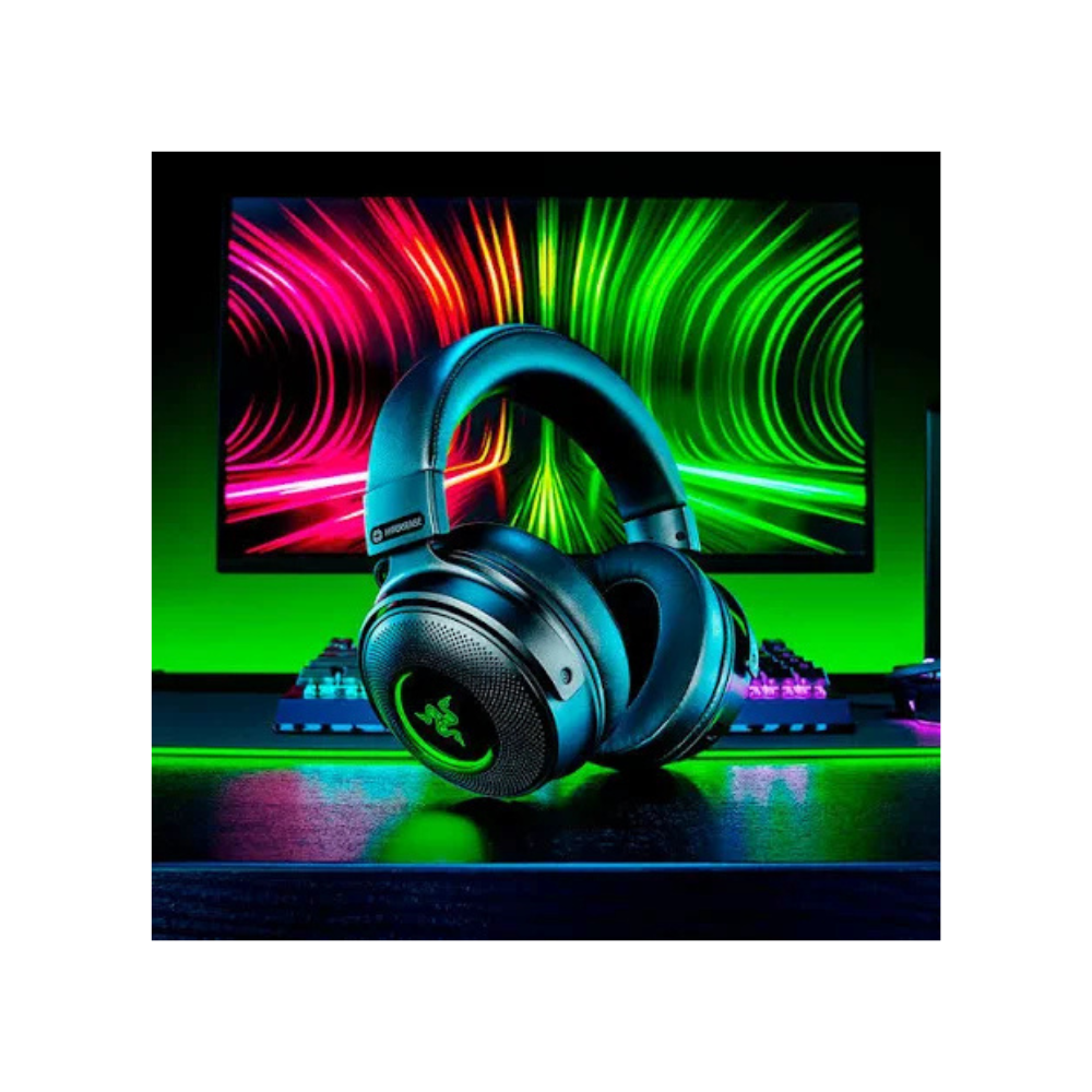 Razer Kraken V3 Pro Wireless – Auriculares Gaming Hypersense | 50 mm | THX Spatial 7.1