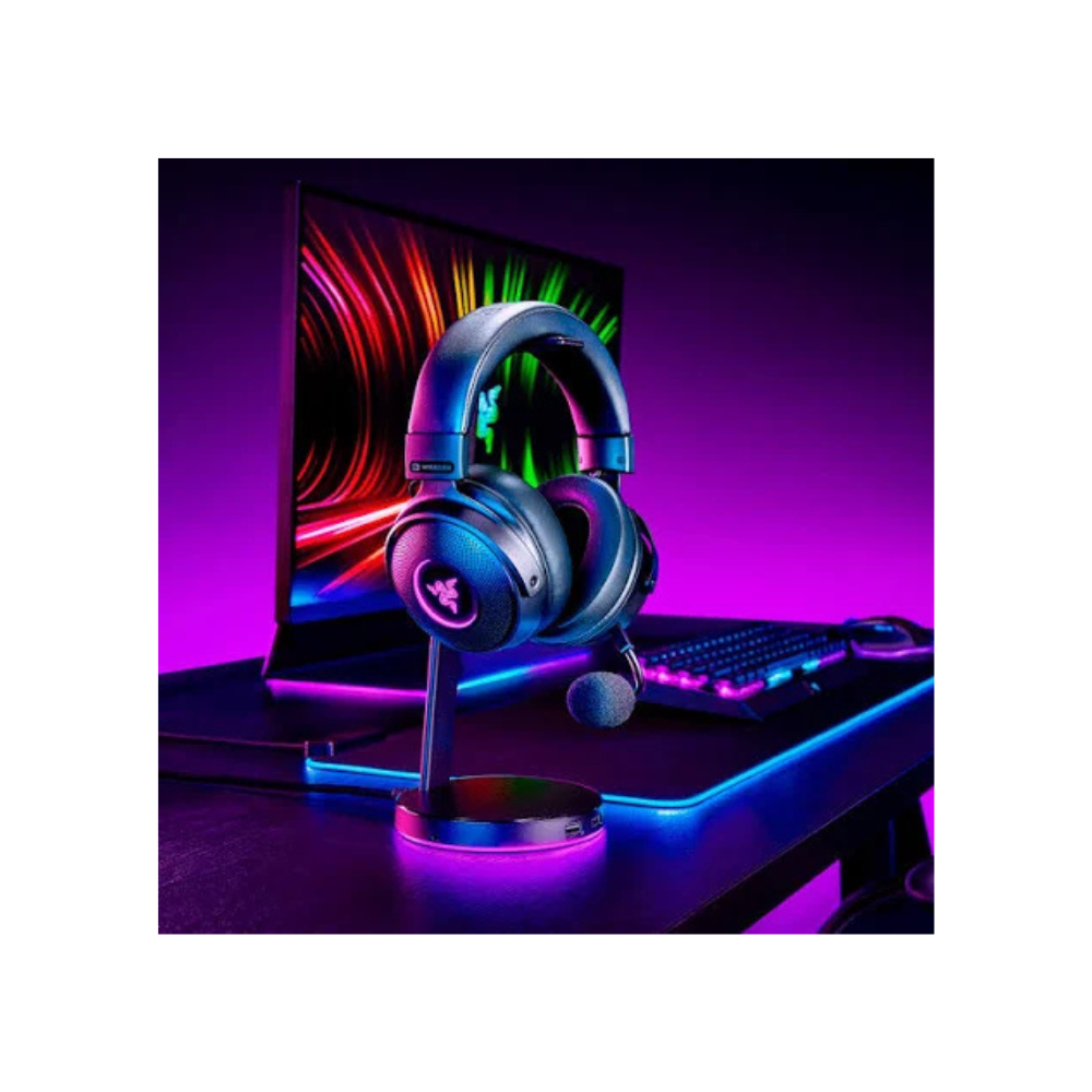 Razer Kraken V3 Pro Wireless – Auriculares Gaming Hypersense | 50 mm | THX Spatial 7.1
