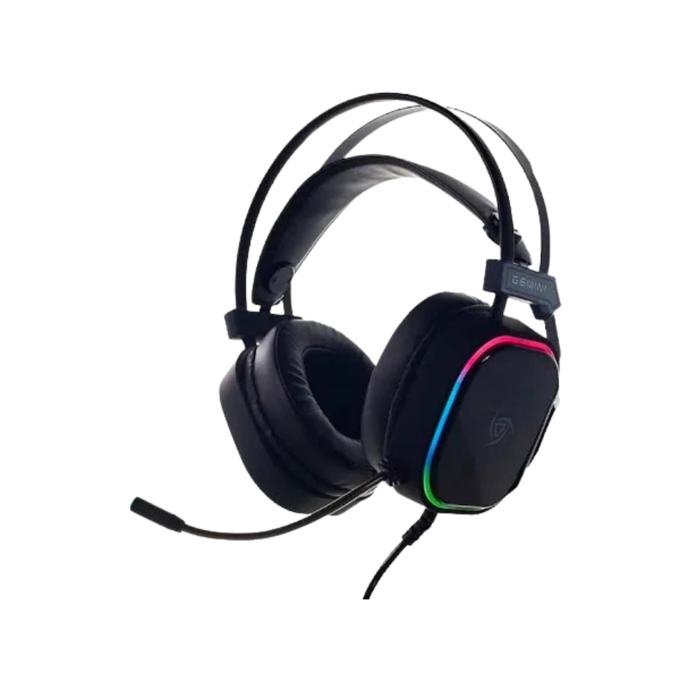 VSG Gemini VG-HP694 – Diadema Gamer RGB | 50 mm | 3.5 mm + USB (iluminación)