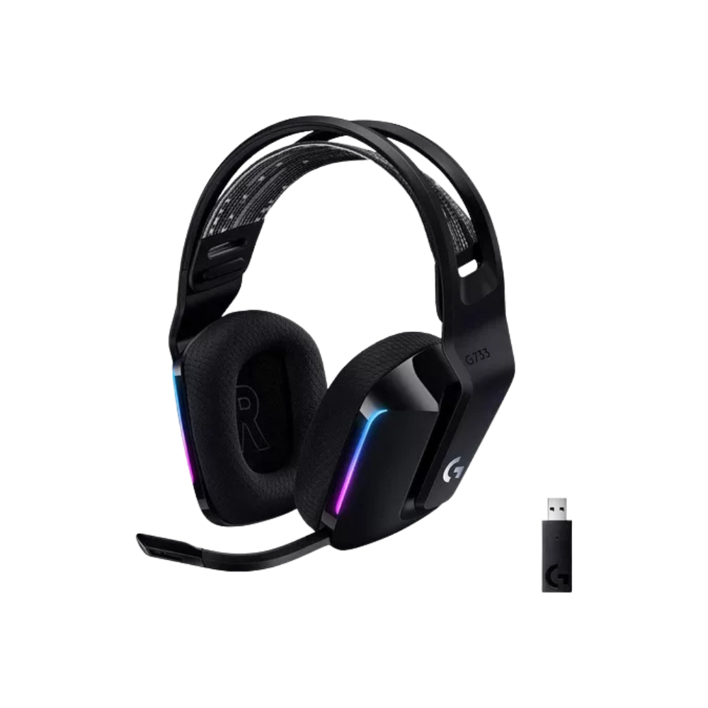 Logitech G733 – Auriculares Inalámbricos | 40 mm PRO-G | RGB Lightsync