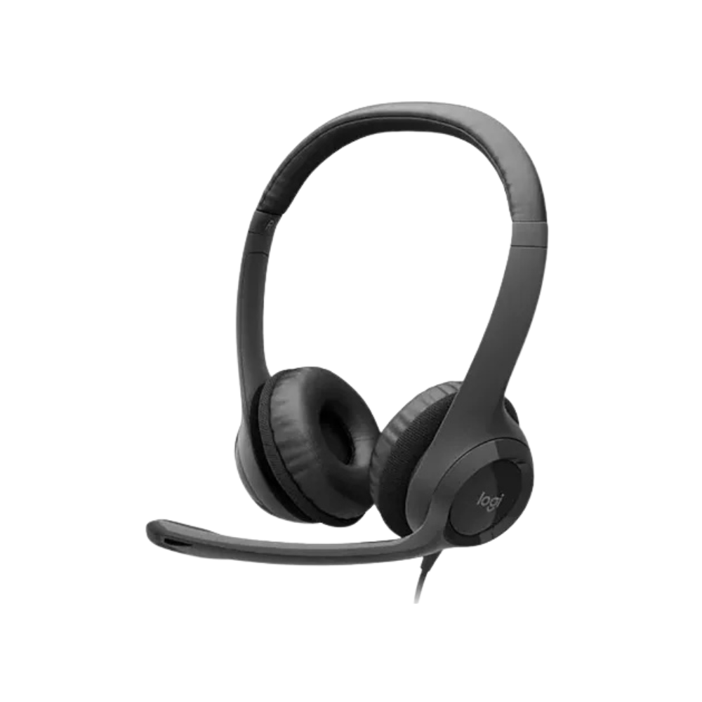 Logitech H390 – Auriculares USB | Micrófono Noise-Cancelling