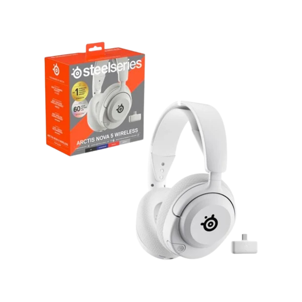 SteelSeries Arctis Nova 5 Wireless – Auriculares Gaming Inalámbricos | Drivers 40 mm | Bluetooth + 2.4GHz