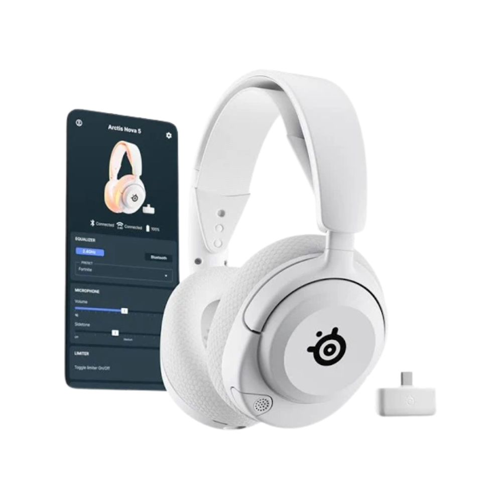 SteelSeries Arctis Nova 5 Wireless – Auriculares Gaming Inalámbricos | Drivers 40 mm | Bluetooth + 2.4GHz