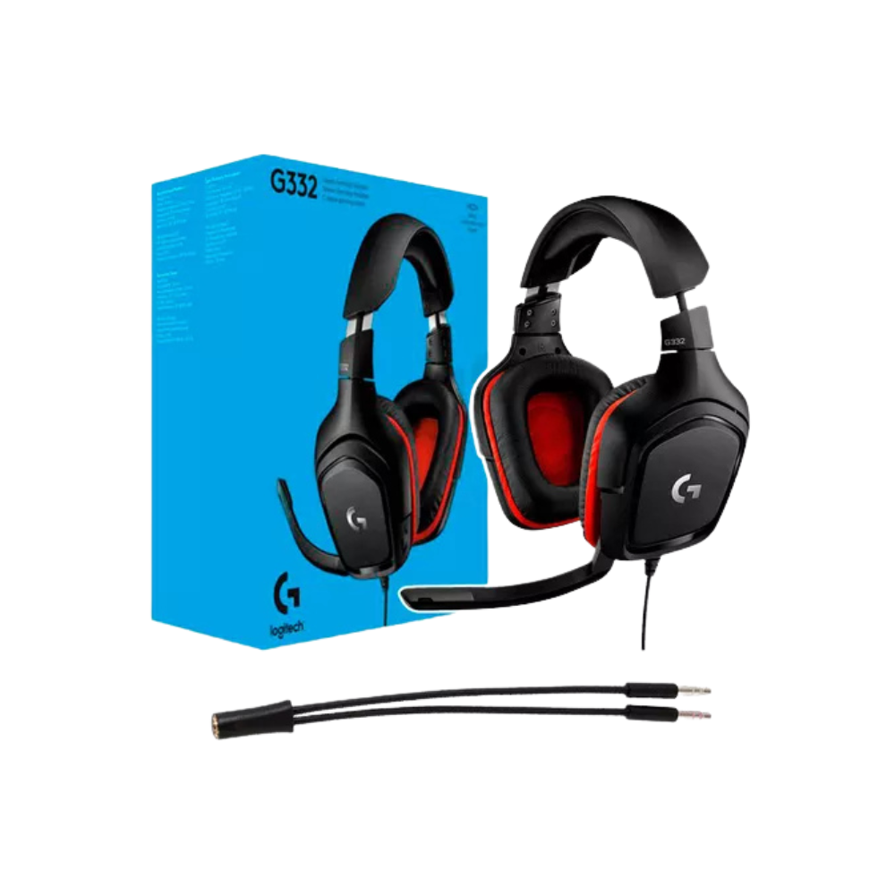 Logitech G332 – Auriculares Gaming 3.5 mm | Drivers 50 mm | Micrófono Giro