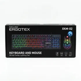 COMBO PERIFÉRICOS MIKUSO XKM-02 – Teclado Multimedia | Mouse Óptico | USB