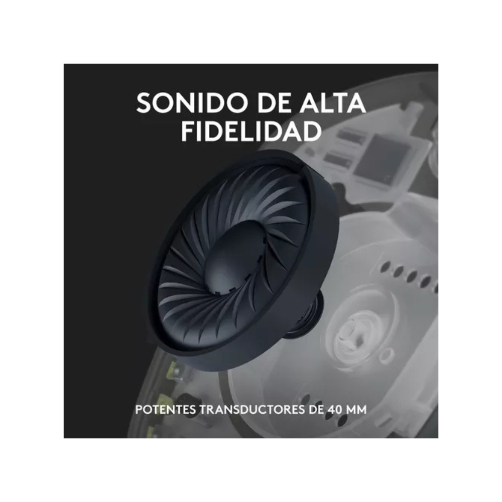 Logitech G435 – Auriculares Inalámbricos LIGHTSPEED | 40 mm | Bluetooth 18 h