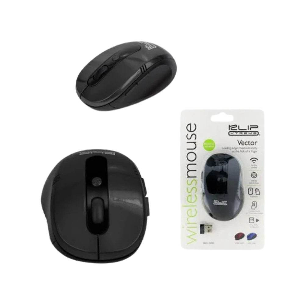 Mouse KlipXtreme KMW-330BK Negro