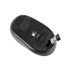 Mouse KlipXtreme KMW-330RD Inalámbrico Óptico 6 Botones Rojo de Uso Diario