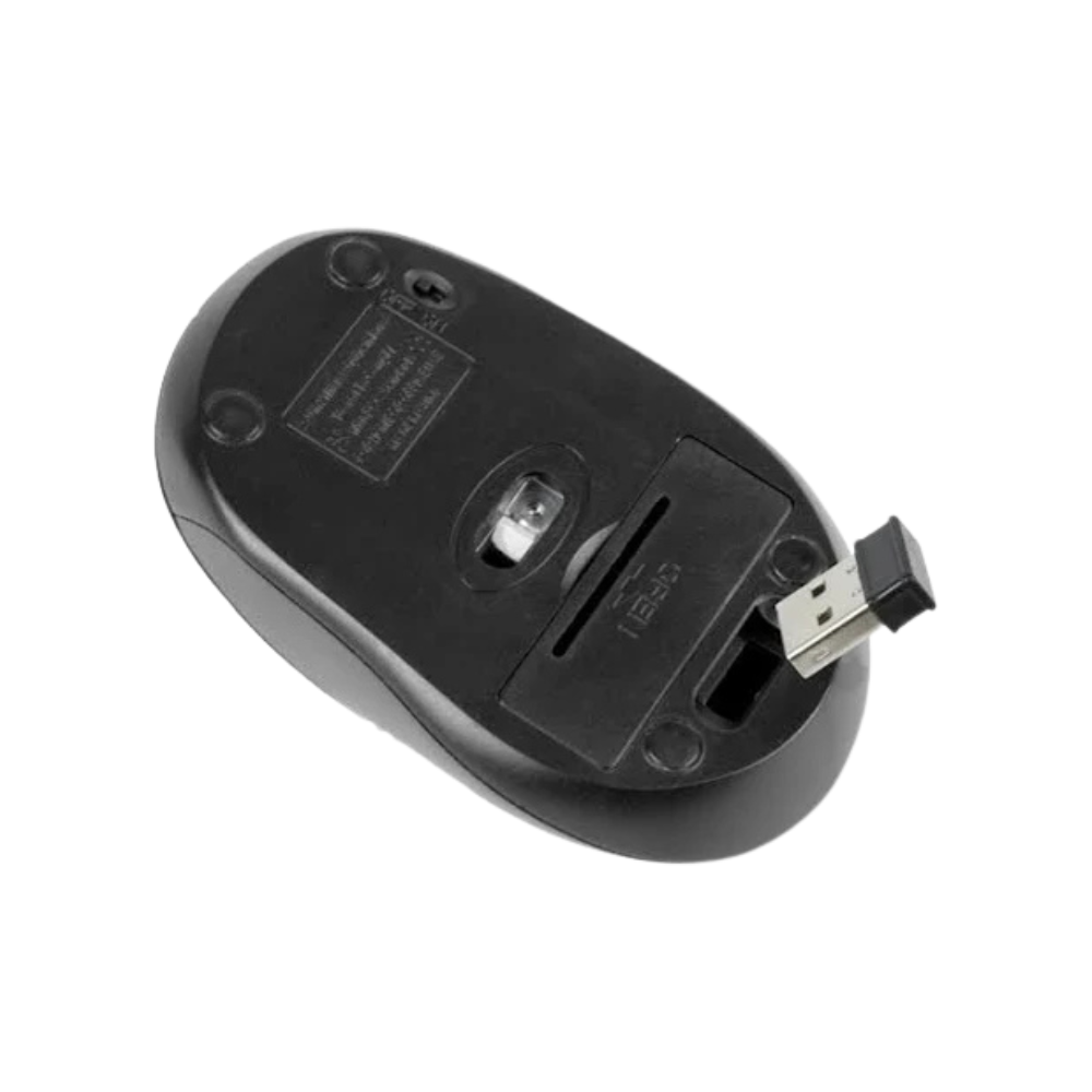 Mouse KlipXtreme KMW-330RD Inalámbrico Óptico 6 Botones Rojo de Uso Diario