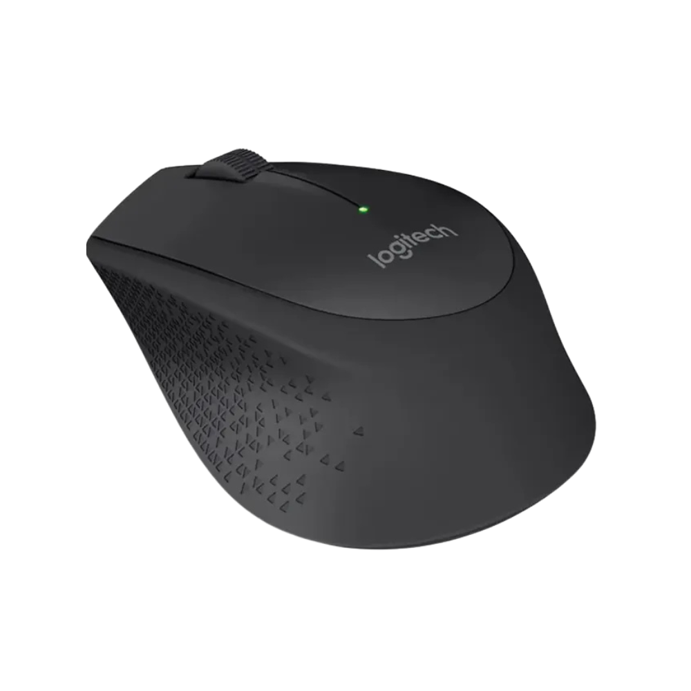 Mouse Logitech M280 Inalámbrico – Negro de Uso Cómodo y Preciso