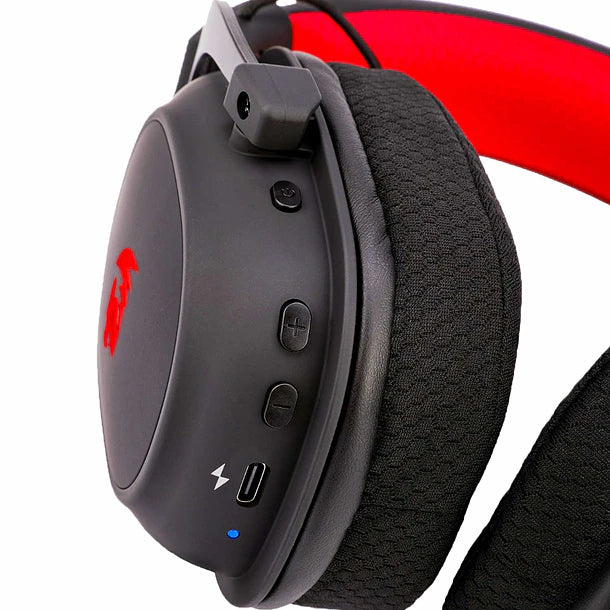 REDRAGON ZEUS PRO H510 – Auriculares Gaming Inalámbricos | Sonido Envolvente | Micrófono Desmontable