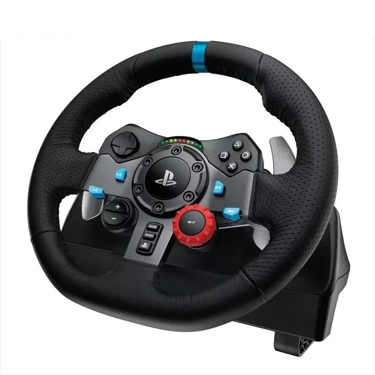 VOLANTE LOGITECH G29 + PEDALES + PALANCA – Force Feedback | Compatible con PS5, PS4 y PC | Experiencia de Conducción Realista