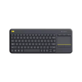 TECLADO LOGITECH K400 PLUS – Inalámbrico | Con Touchpad Integrado | Control Multimedia para TV y PC