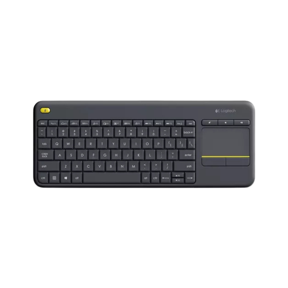 TECLADO LOGITECH K400 PLUS – Inalámbrico | Con Touchpad Integrado | Control Multimedia para TV y PC