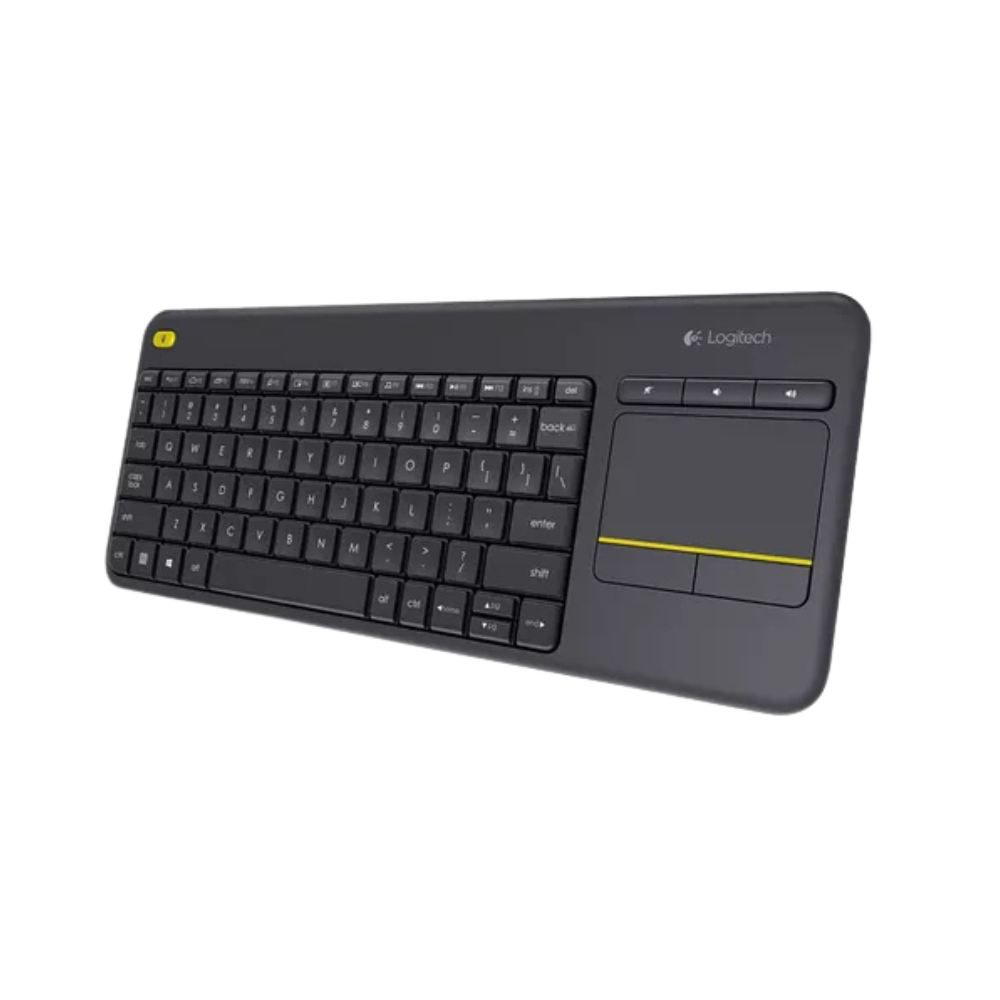 TECLADO LOGITECH K400 PLUS – Inalámbrico | Con Touchpad Integrado | Control Multimedia para TV y PC
