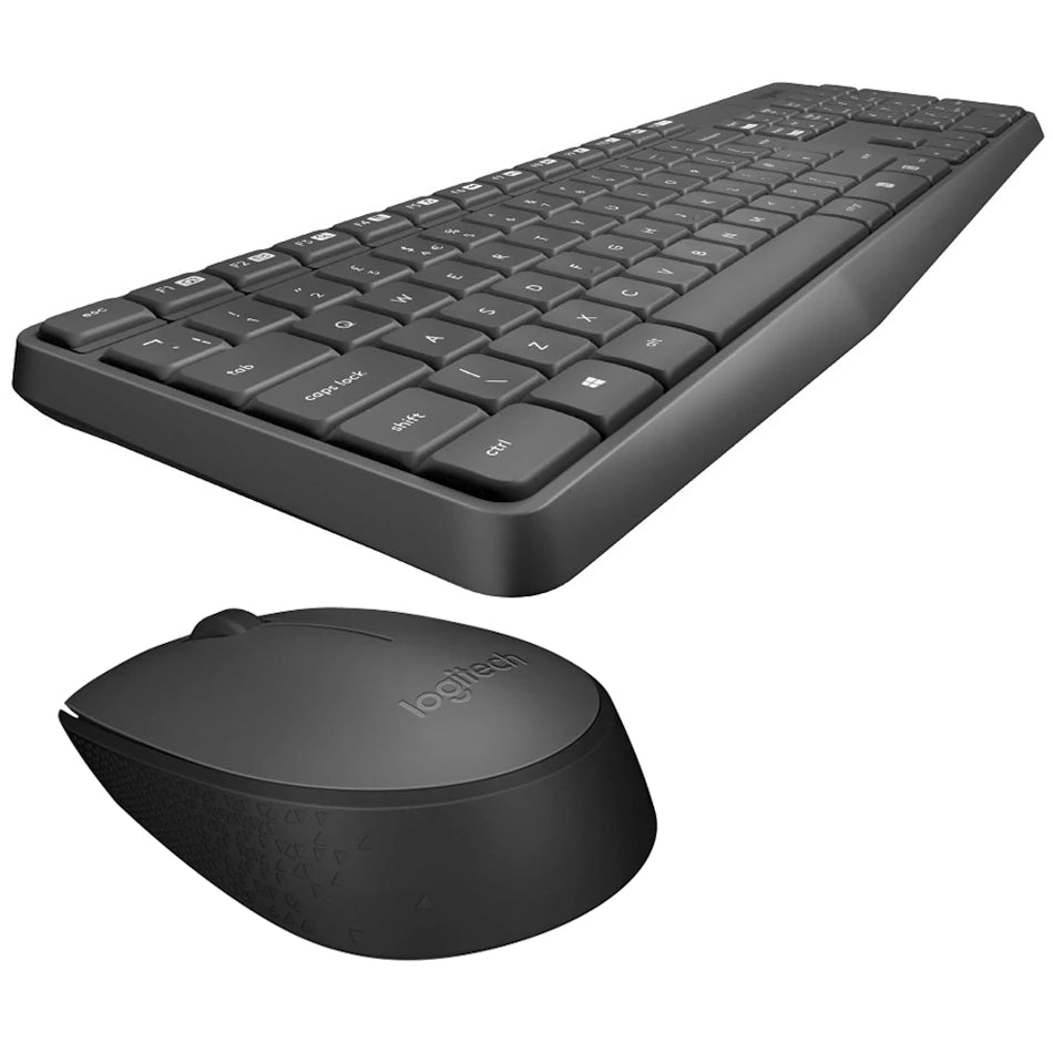 COMBO PERIFÉRICOS LOGITECH MK235 – Inalámbrico | Teclado de Tamaño Completo | Mouse Óptico