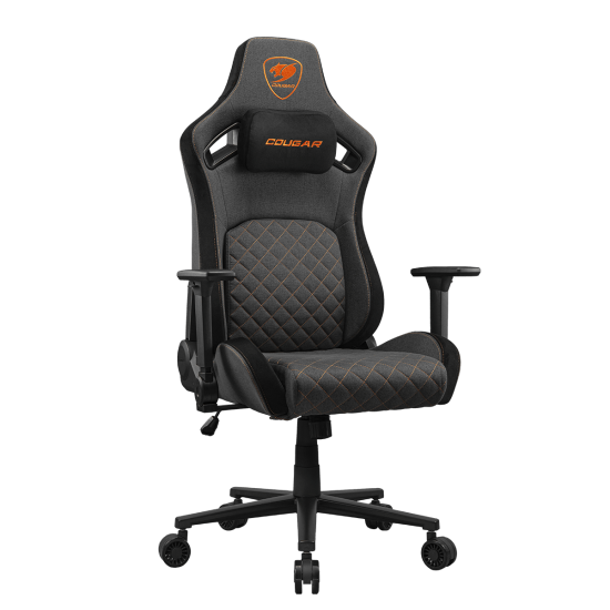 SILLA COUGAR DEFENSOR GRAY F TELA – Ergonómica | Reclinable 155° | Acabado en Tela Premium
