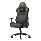 SILLA COUGAR DEFENSOR GRAY F TELA – Ergonómica | Reclinable 155° | Acabado en Tela Premium