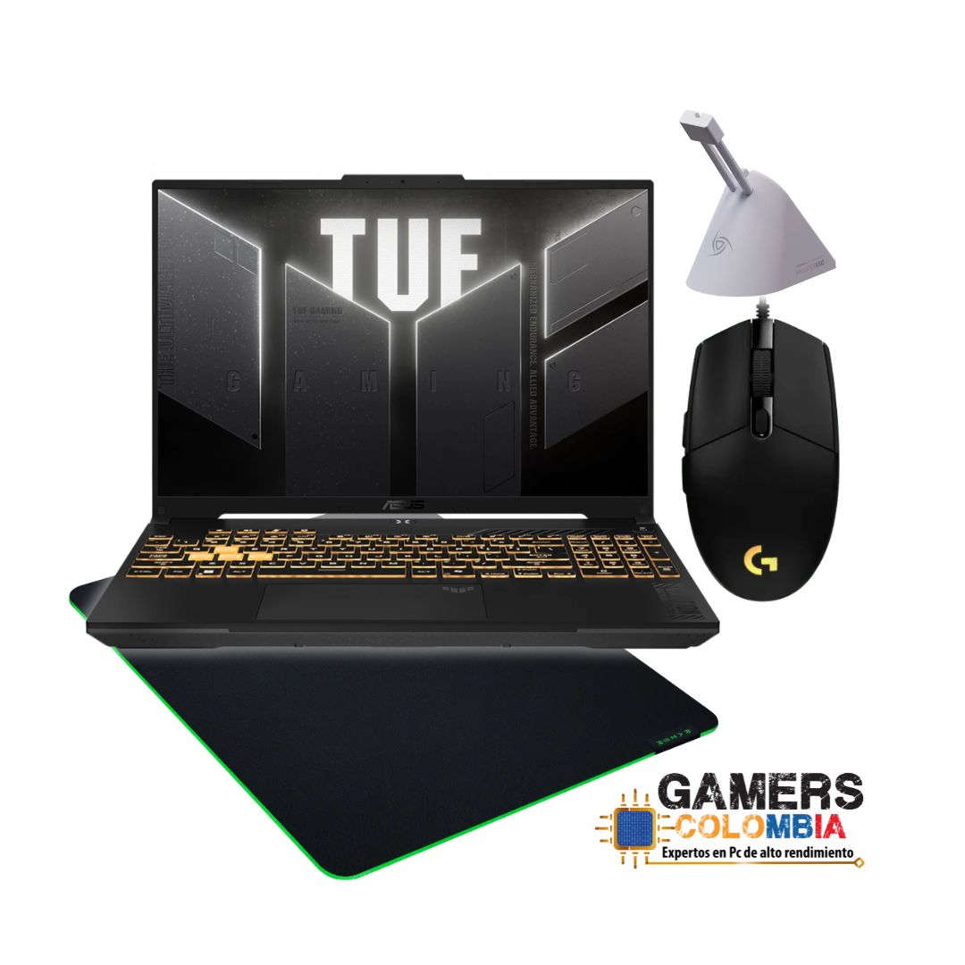 COMBO HAT TRICK – ASUS TUF FX607V | Logitech G203 | Razer Gigantus V2 L | VSG Hyperion Mouse Bungee