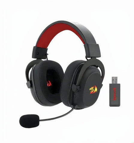 REDRAGON ZEUS PRO H510 – Auriculares Gaming Inalámbricos | Sonido Envolvente | Micrófono Desmontable